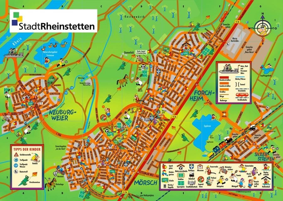 Kinderstadtplan Rheinstetten