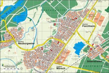 Stadtplan vorderseite