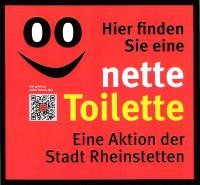Logo der netten Toilette